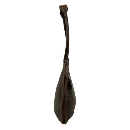 Hermes Shoulder Bag Kaka Wet Dark Brown Leather — view 2