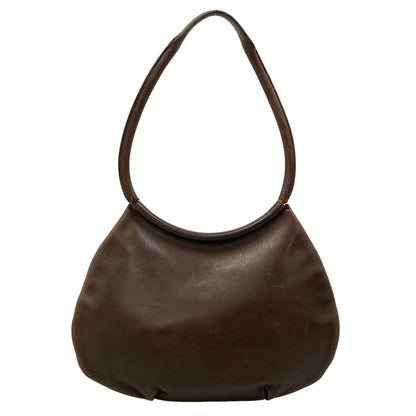 Hermes Shoulder Bag Kaka Wet Dark Brown Leather — view 3