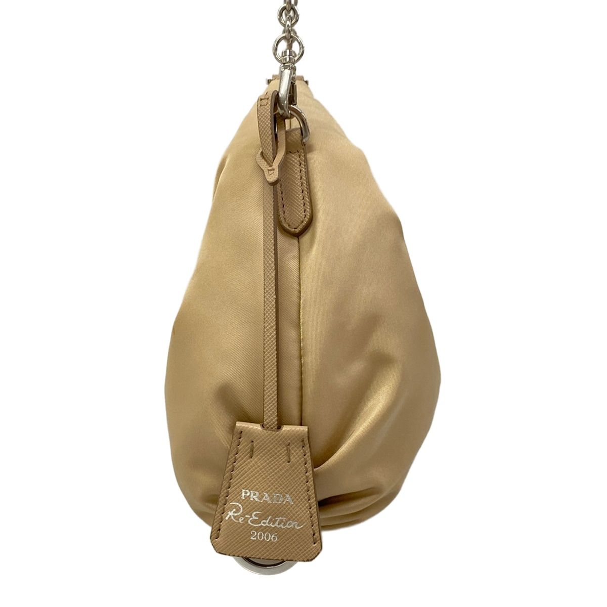 Prada Shoulder Bag Beige Chain — view 4