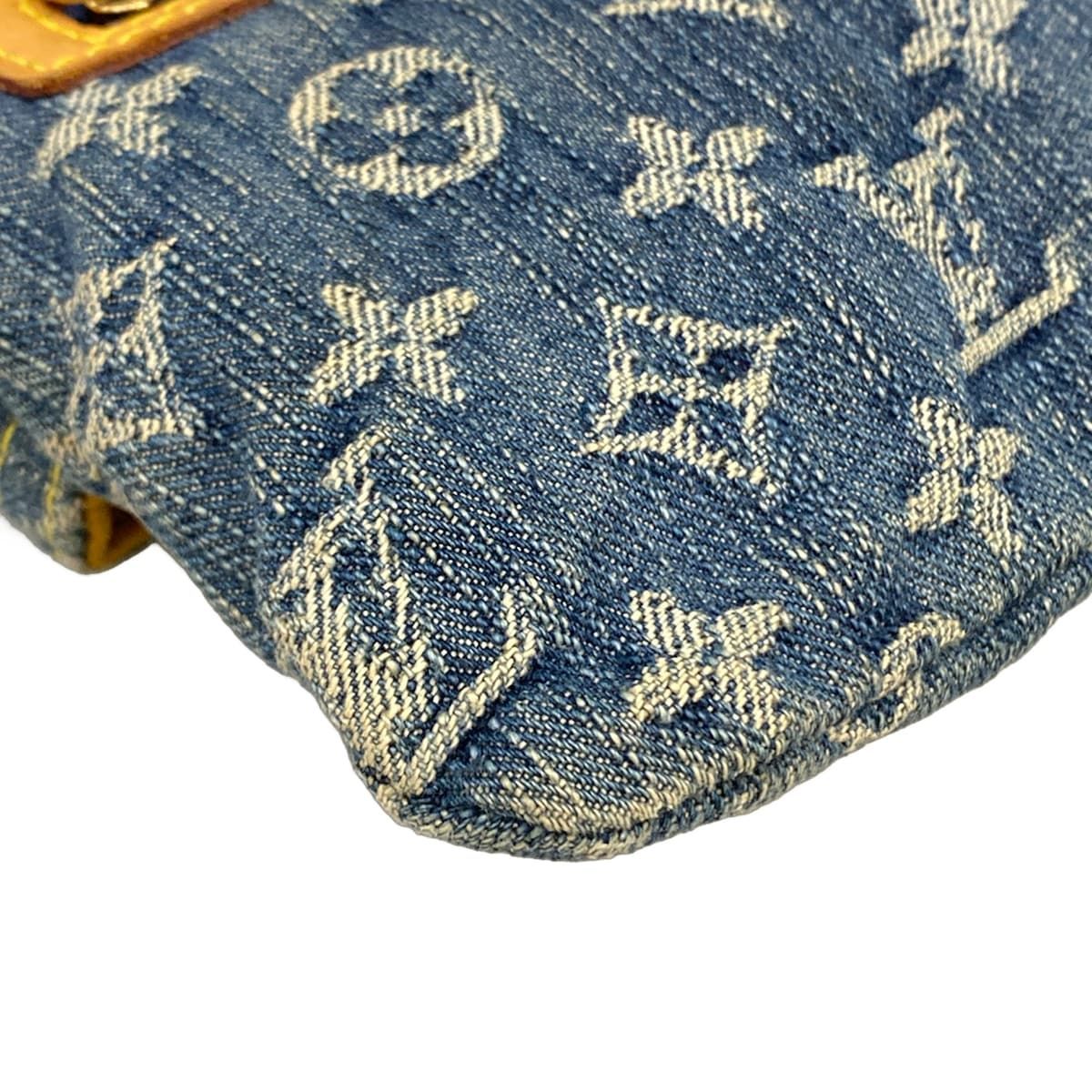 Louis Vuitton Pouch Monogram Denim Blue — view 7