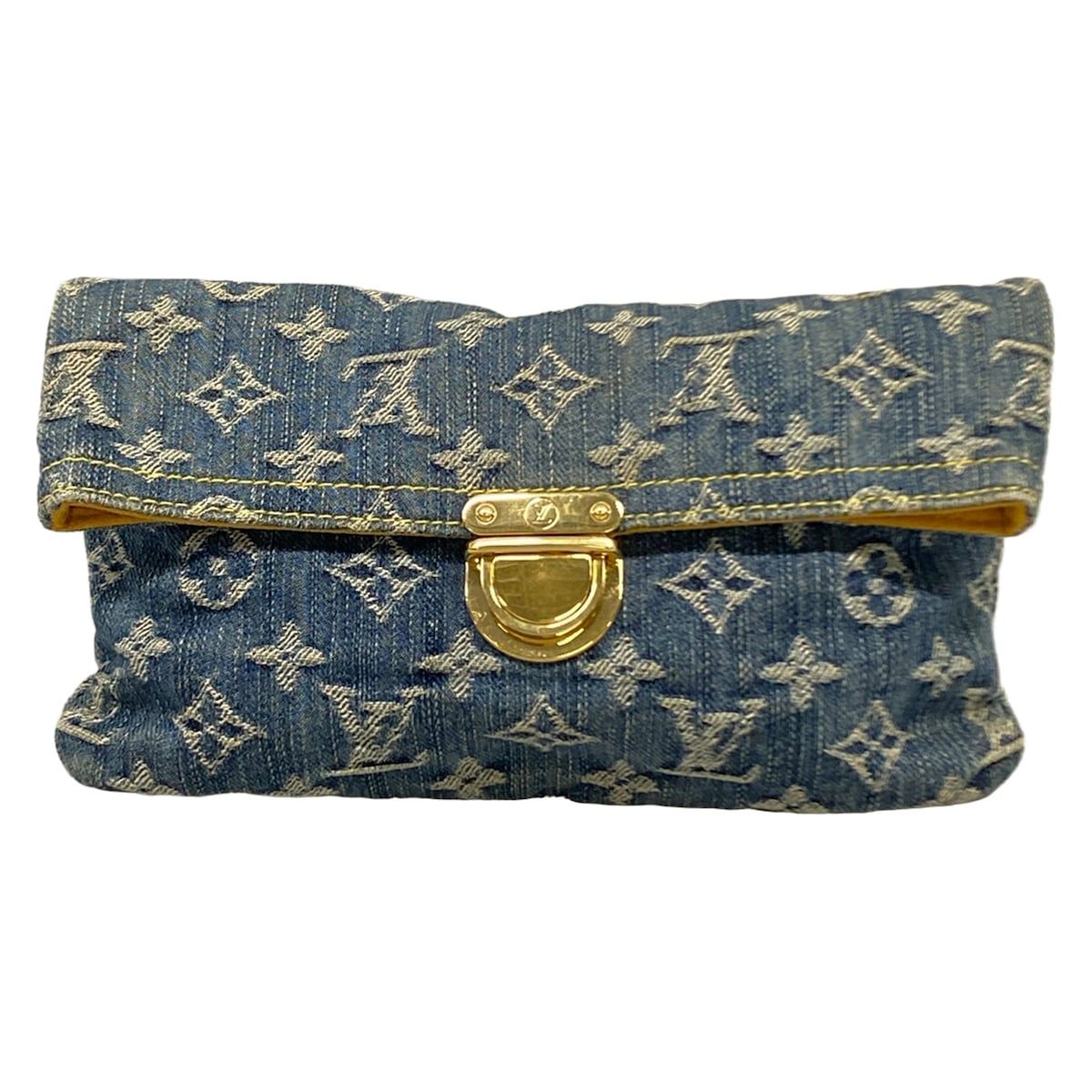 Louis Vuitton Pouch Monogram Denim Blue