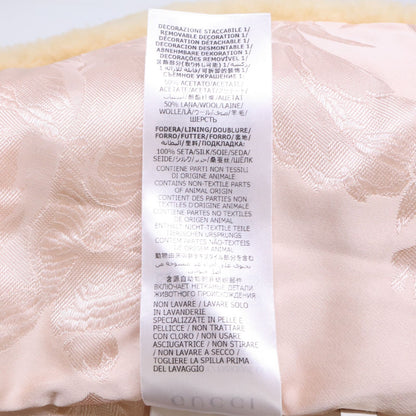 Gucci Rave Like You Are Five Flower Corsage Shearling Fleece Fur Coat 42 — view 7