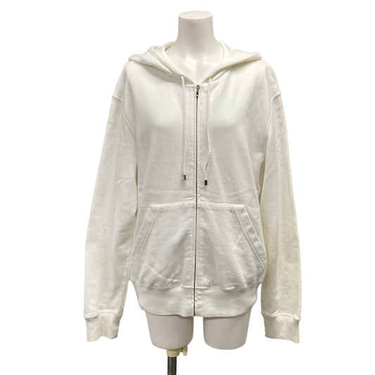 Chanel Hoodie White Black Cotton M