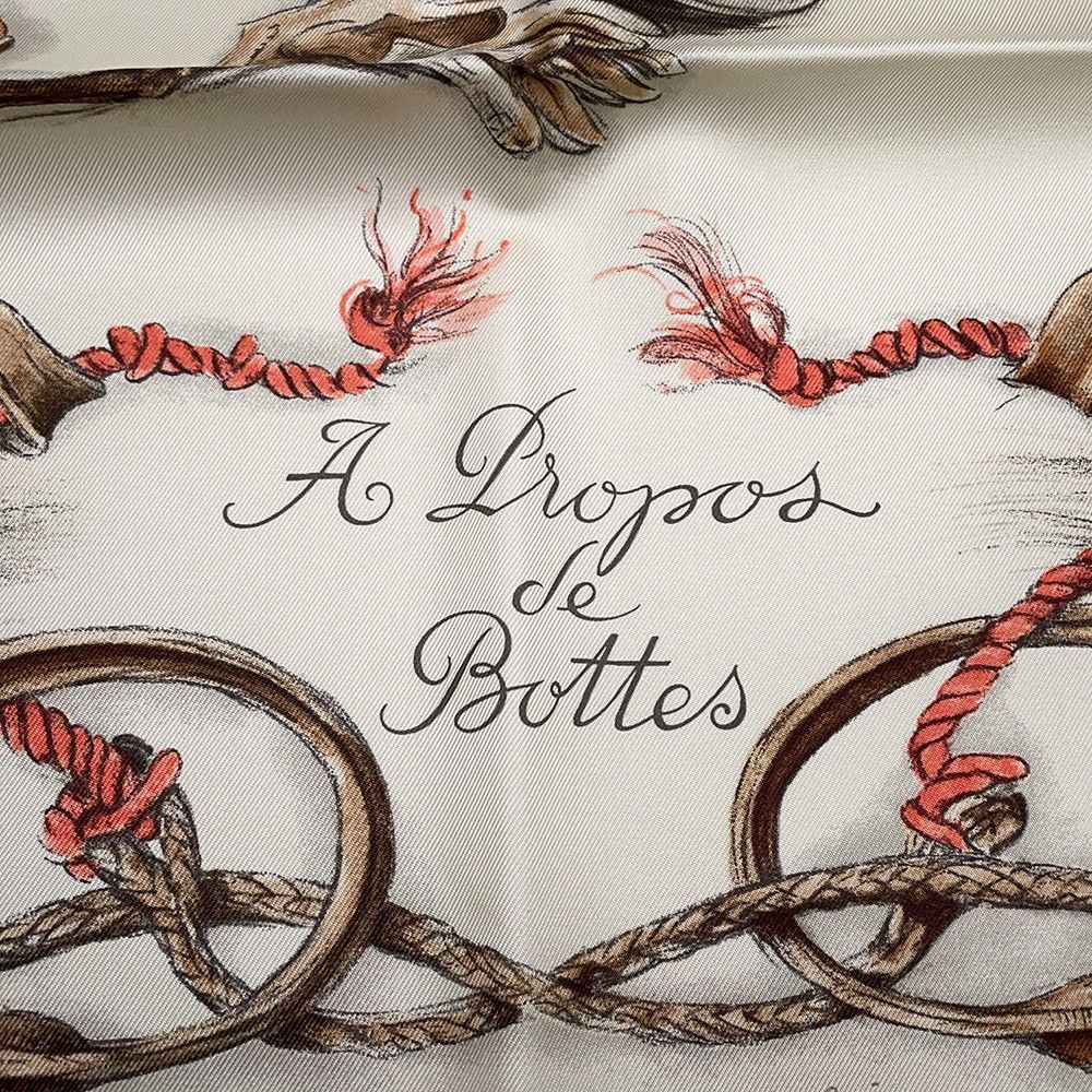 Hermes About Scarf Carre 90 Boots Propos de Bottes de Toujours — view 2