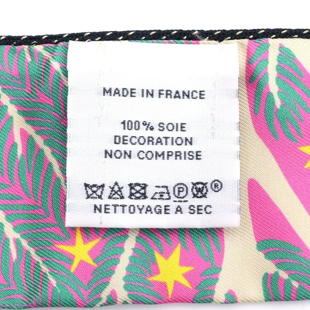 Hermes Twilly le Charme D Orphee BA Silk Scarf Pink — view 5