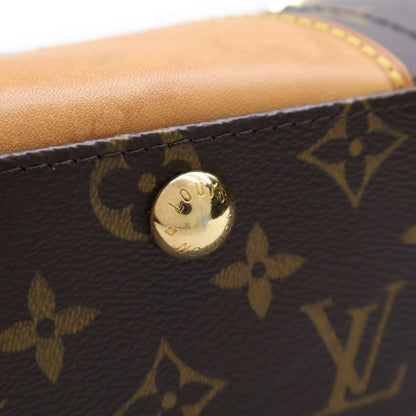 Louis Vuitton Monogram Beverly MM Bag Brown Leather Gold — view 7