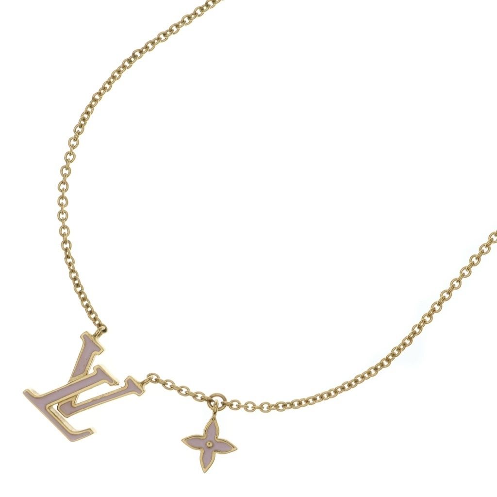 Louis Vuitton Necklace LV Iconic Enamel Pink