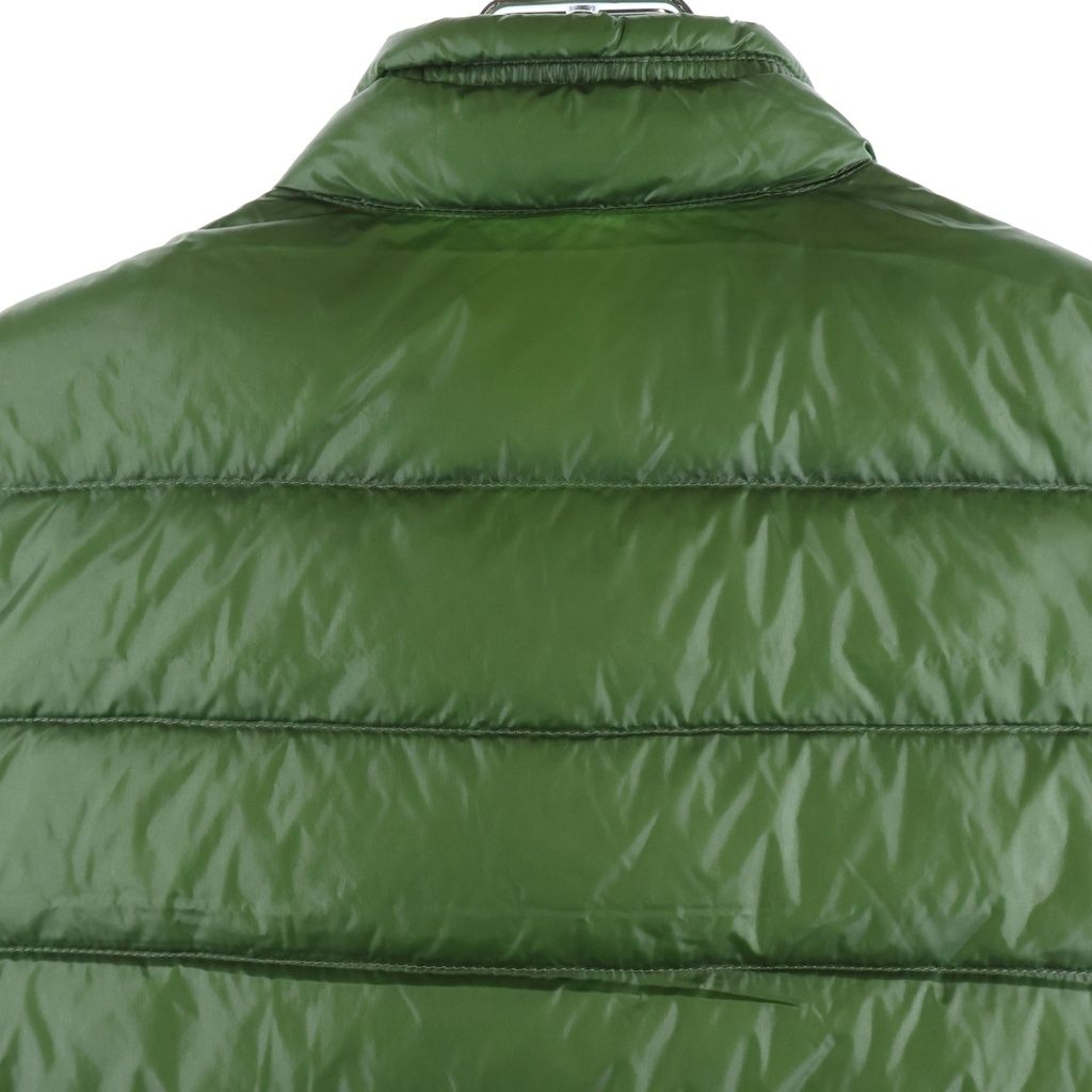Moncler Gui Gilet Down Vest Green with Emblem — view 4