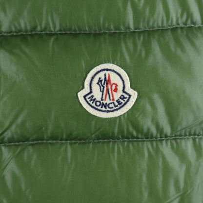 Moncler Gui Gilet Down Vest Green with Emblem — view 5