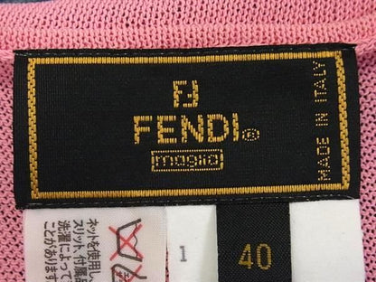 Fendi Rayon 100% Vest Pink 40 — view 6