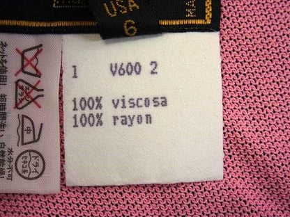 Fendi Rayon 100% Vest Pink 40 — view 4