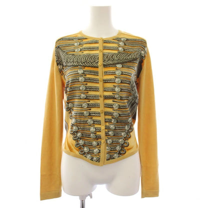 Hermes Sellier Silk Cardigan Knit Napoleonic Scarf Pattern Brandenburg Ornament