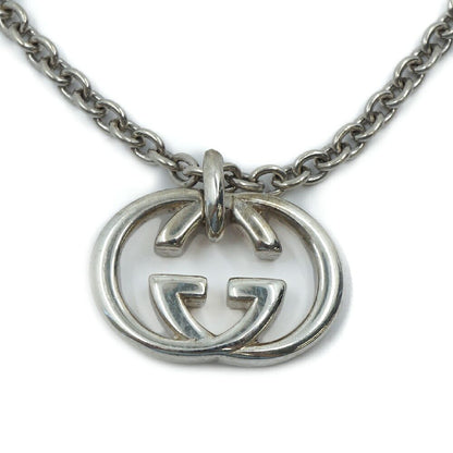 Gucci Necklace Interlocking G Silver