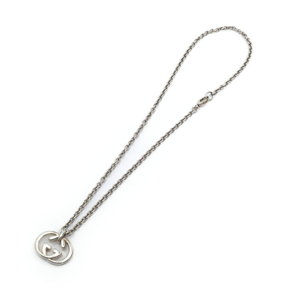 Gucci Necklace Interlocking G Silver — view 3