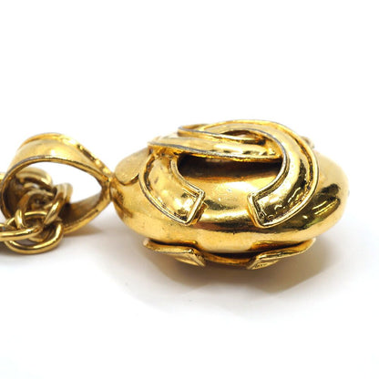 Chanel CC Logo Necklace 94P Gold — view 4