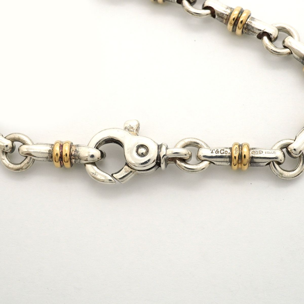 Tiffany & Co Bracelet Bride Roulis 18k Yellow Gold 925 Sterling Silver — view 4