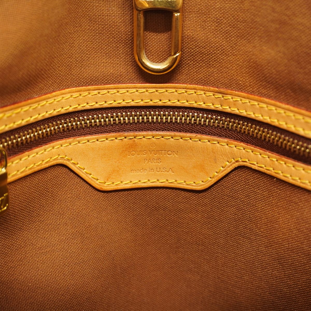 Louis Vuitton Tote Bag Monogram Batignolles Vertical Brown — view 5