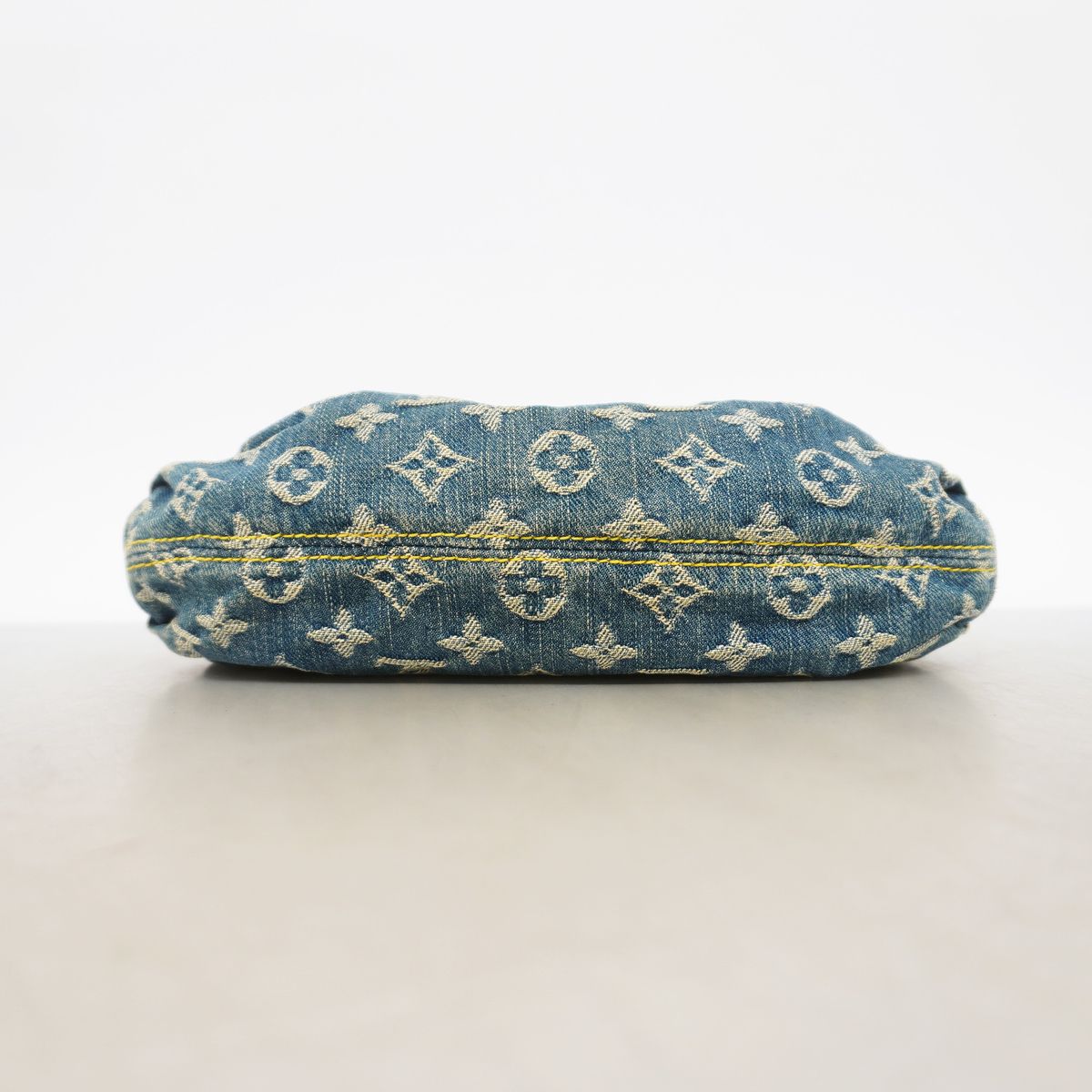 Louis Vuitton Shoulder Bag Monogram Denim Mini Pleaty Blue — view 3