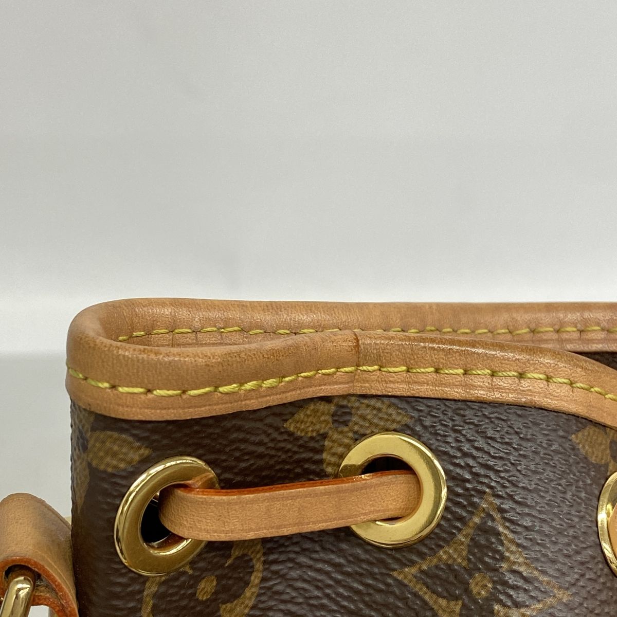 Louis Vuitton Handbag Monogram Nano Noe Brown 2-Way Bag — view 7