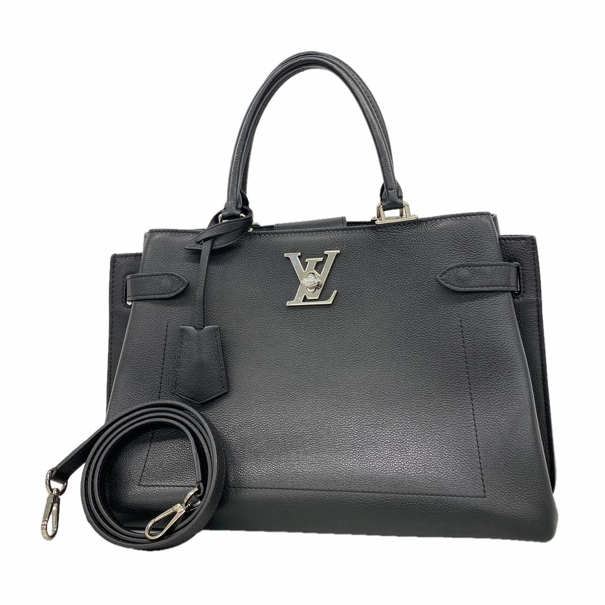Louis Vuitton Handbag Lockme Day Noir 2-Way Bag