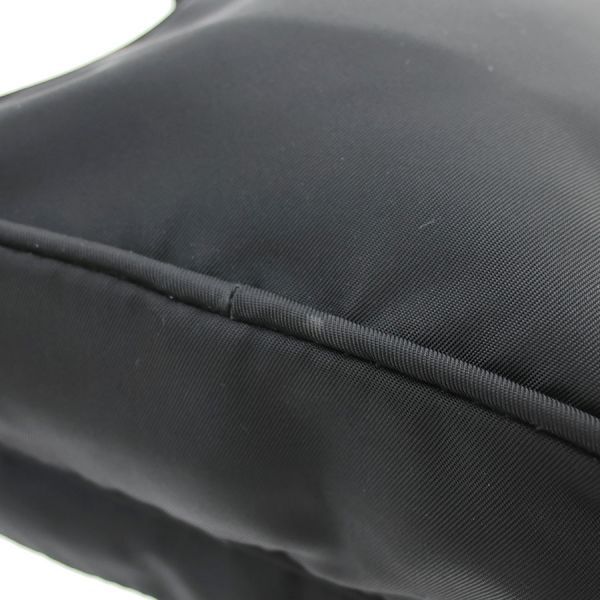 Prada Nylon Shoulder Bag Black — view 8