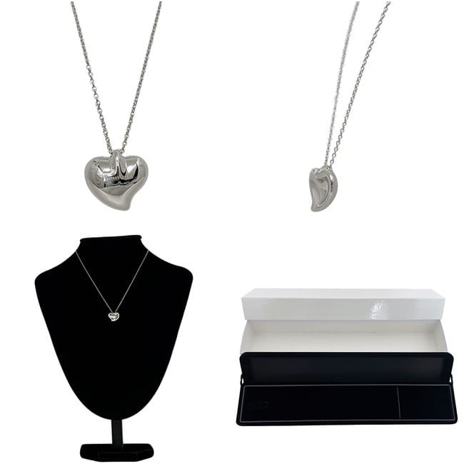 Tiffany & Co Necklace Full Heart Paloma Picasso 925 Sterling Silver — view 2