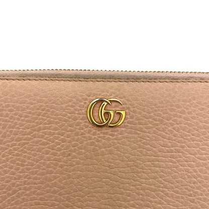 Gucci Wallet Zip Around GG Marmont Leather Beige — view 8
