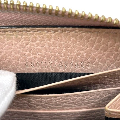 Gucci Wallet Zip Around GG Marmont Leather Beige — view 4