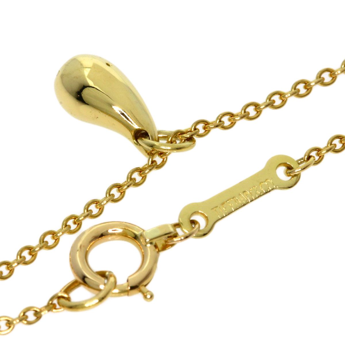 Tiffany & Co Teardrop Necklace 18k Yellow Gold — view 2