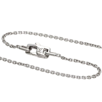 Louis Vuitton Pendentif Lockit Necklace 18k White Gold — view 3
