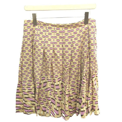 Prada Wrapskirt Pleats Yellow