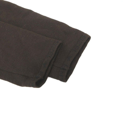 Fendi V-neck Knit Dress Sweater Merino Wool Long Sleeve Knee-Length Brown MG 42 — view 5