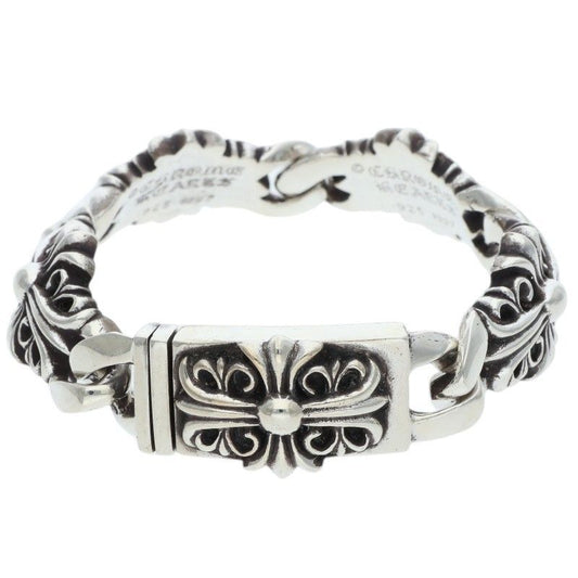Chrome Hearts Keeper Link Silver Bracelet