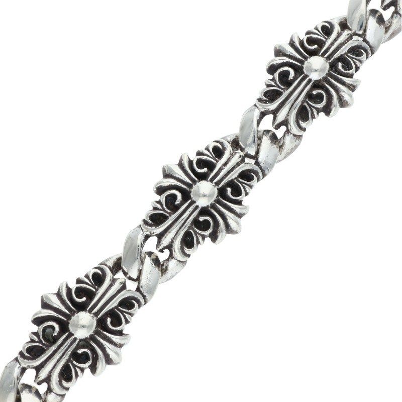 Chrome Hearts Keeper Link Silver Bracelet — view 5