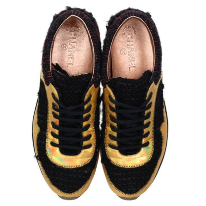 Chanel Tweed Sneakers — view 4
