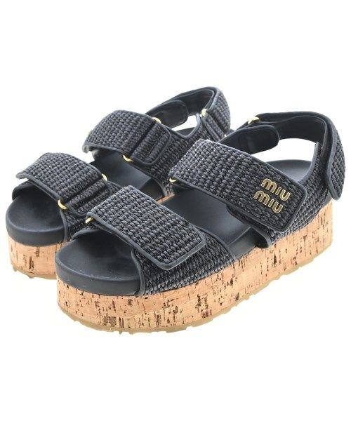 Miu Miu Sandals Black
