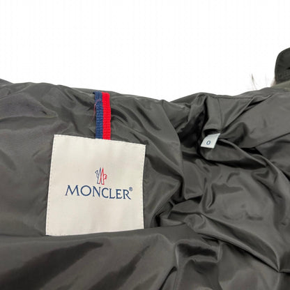 Moncler Fatsialfur Down Jacket 0 Khaki Nylon — view 7