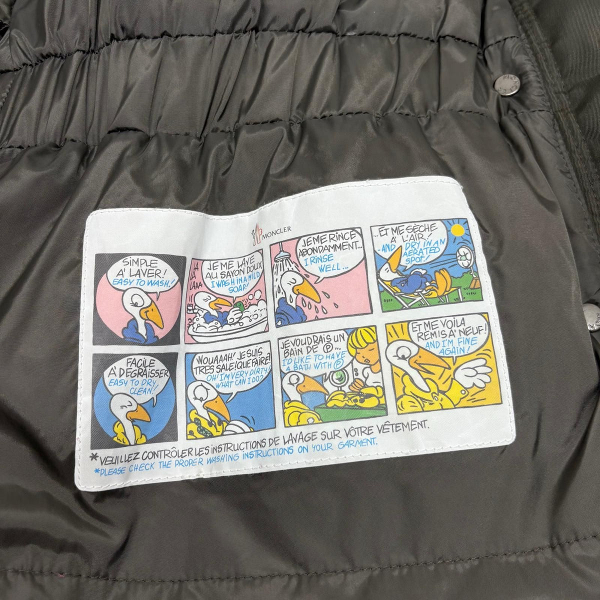 Moncler Fatsialfur Down Jacket 0 Khaki Nylon — view 8