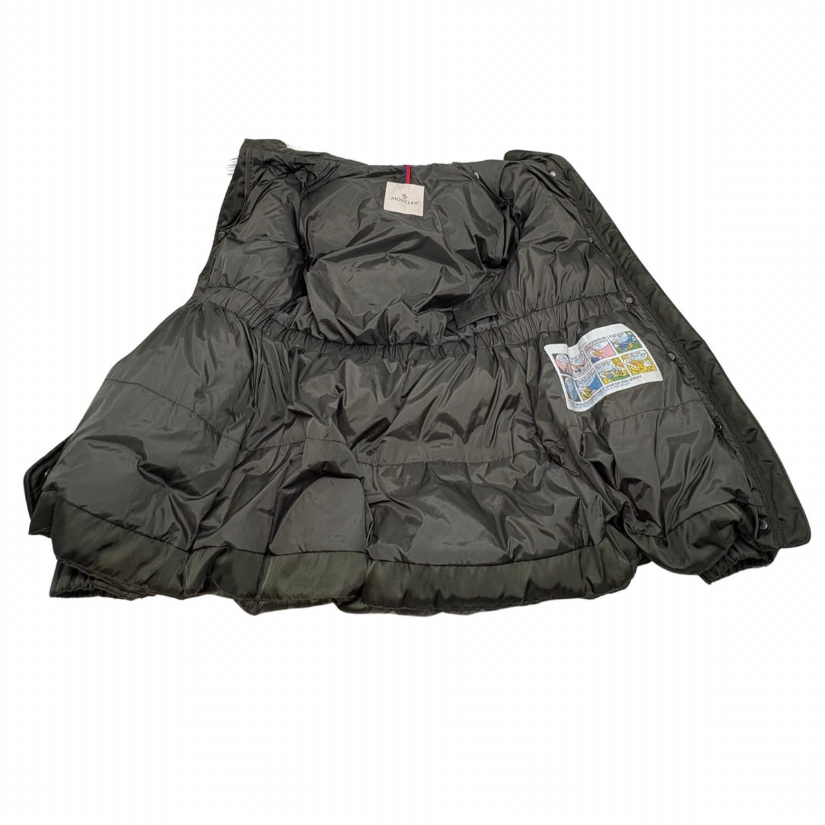 Moncler Fatsialfur Down Jacket 0 Khaki Nylon — view 6