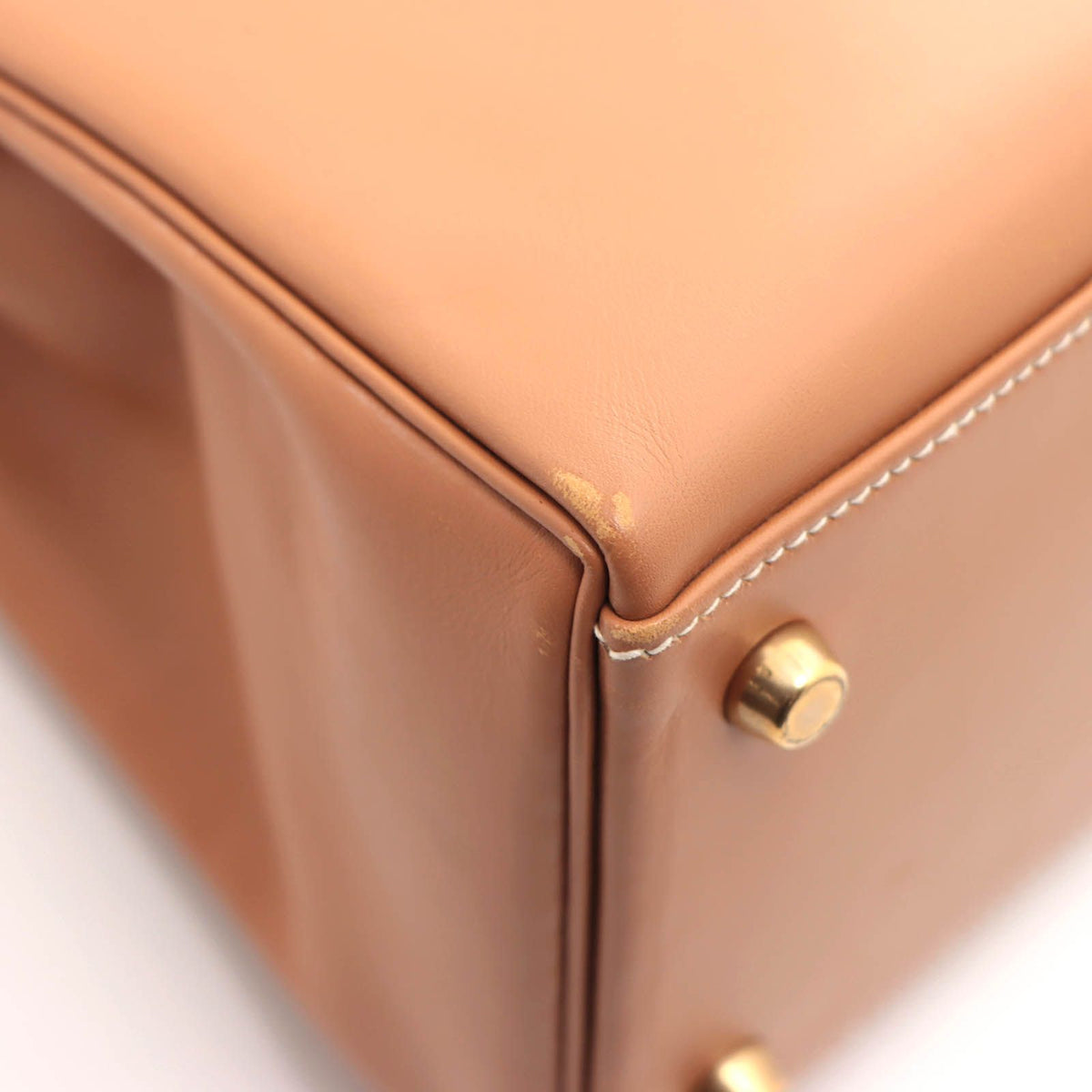 Hermes Kelly 28 Natural Retourne Handbag Vauchamonie Stamp — view 6