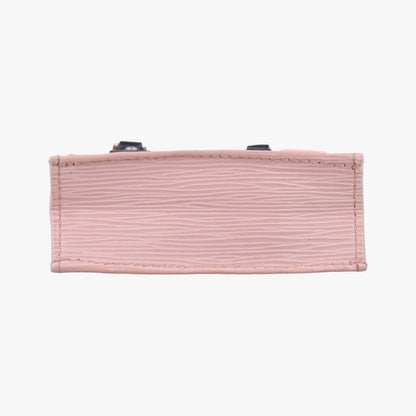 Louis Vuitton Petite Sac Plat Rose Ballerine Epi Handbag — view 3