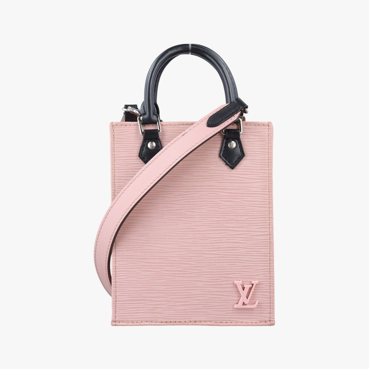 Louis Vuitton Petite Sac Plat Rose Ballerine Epi Handbag