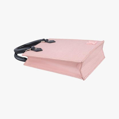 Louis Vuitton Petite Sac Plat Rose Ballerine Epi Handbag — view 5