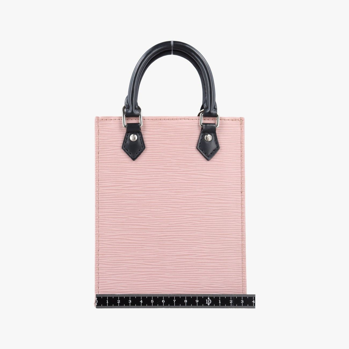 Louis Vuitton Petite Sac Plat Rose Ballerine Epi Handbag — view 2