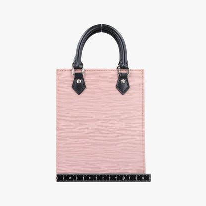 Louis Vuitton Petite Sac Plat Rose Ballerine Epi Handbag — view 2