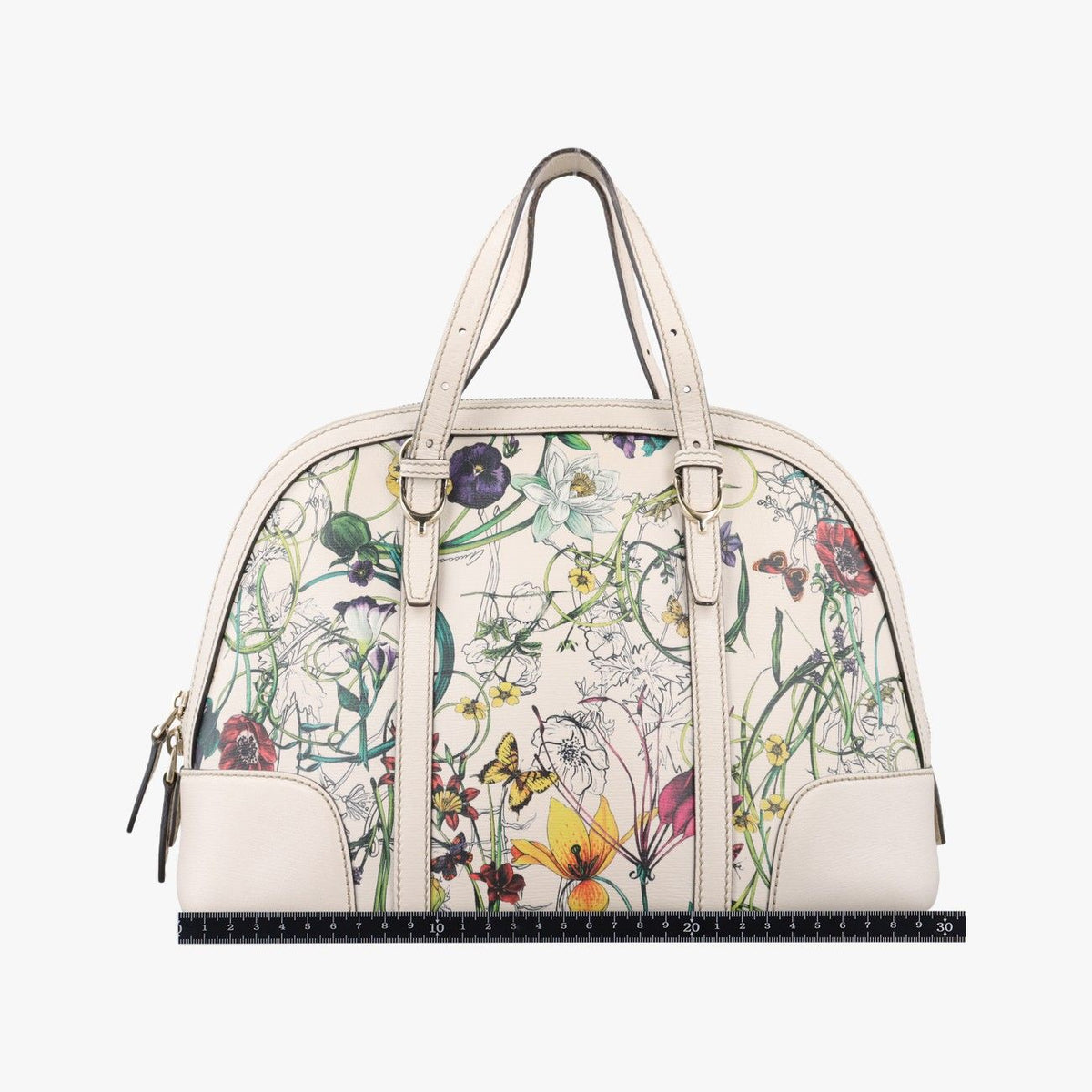 Gucci Nice Flora Ivory Multicolor Leather — view 2