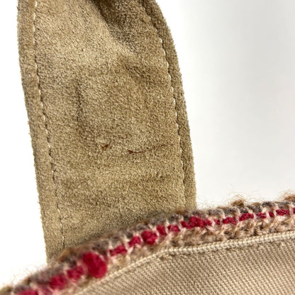 Prada Tote Bag Canapa 2-Way Tweed Rosso — view 5
