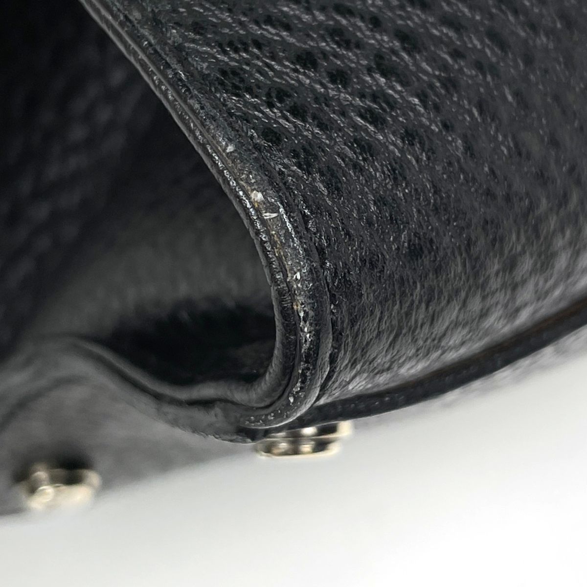 Gucci Shoulder Bag G Logo Leather Black — view 3