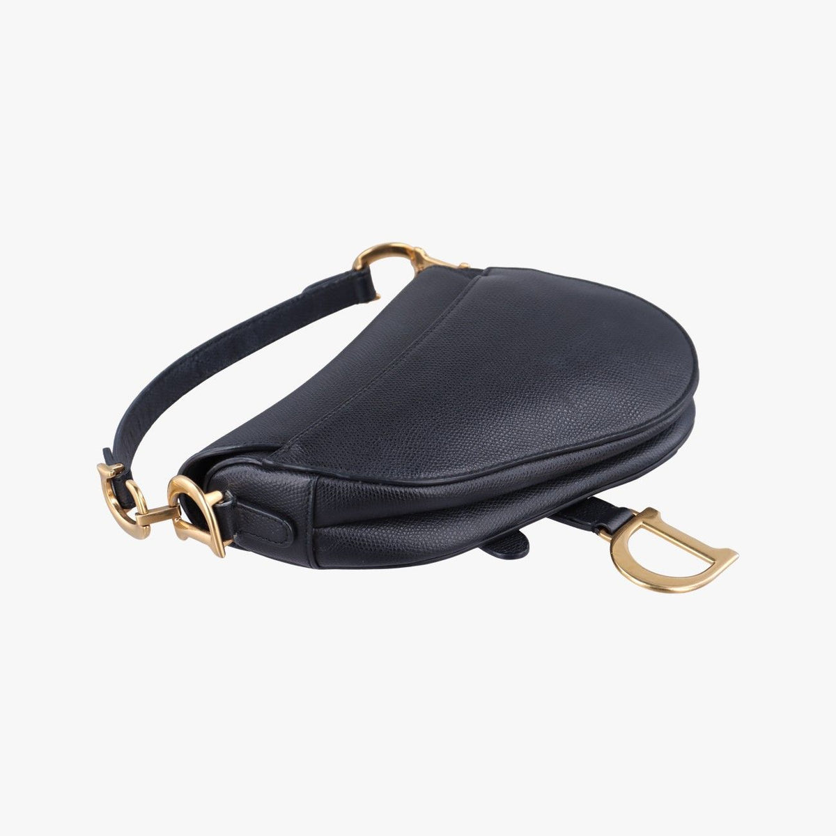 Dior Saddle Black Leather Shoulder Bag — view 7