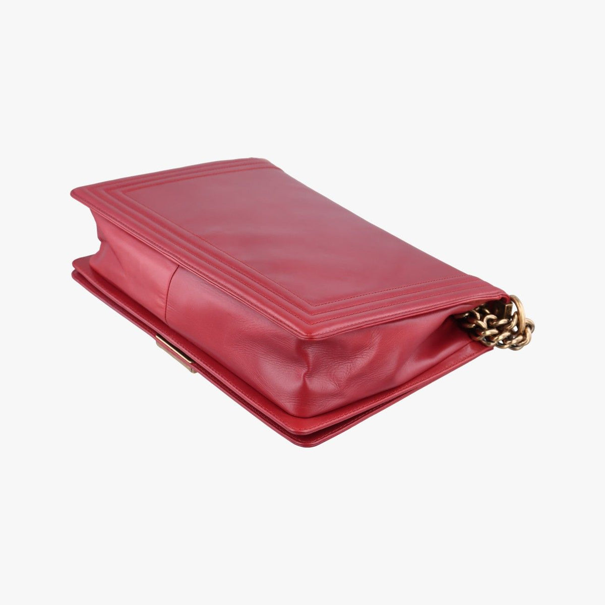 Chanel Boy Red Leather — view 6